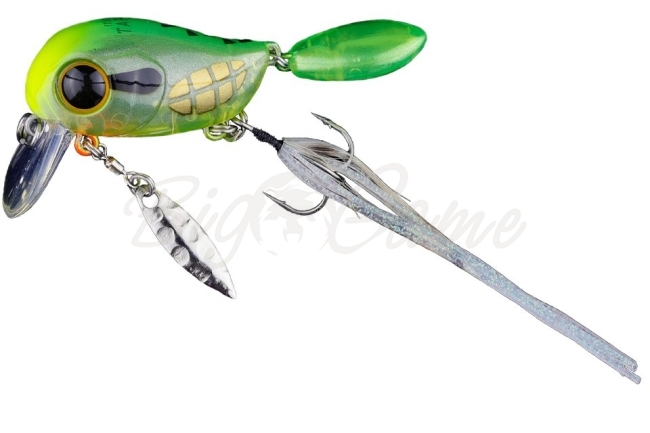 Воблер JACKALL Micro Tappy цв. chartreuse grass hopper фото 2
