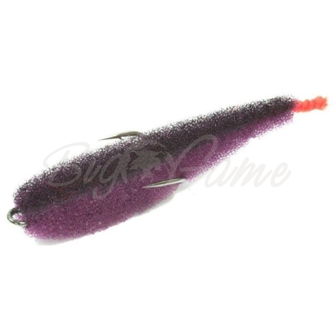 Поролоновая рыбка LEX Zander Fish 9 PBB (фиолетовое тело / черная спина / красный хвост) фото 1