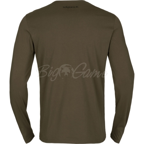 Лонгслив HARKILA Gorm L/S T-Shirt цвет Willow green фото 5