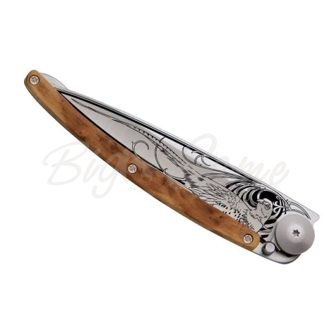 Нож DEEJO Tattoo 37 гр. Juniper wood pheasant фото 2