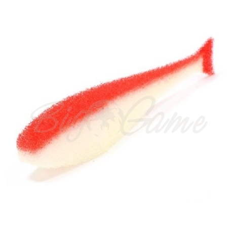 Поролоновая рыбка LEX Classic Fish NO 8 WRB (белое тело / красная спина / красный хвост) фото 1
