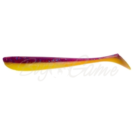 Виброхвост NARVAL Slim Minnow 16 см (3 шт.) код цв. #007 цв. Purple Spring фото 1