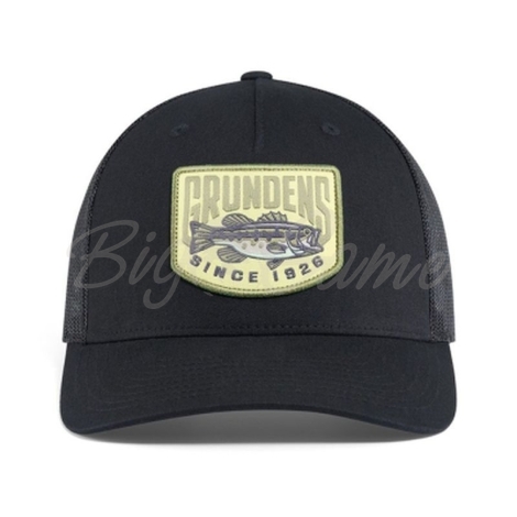 Кепка GRUNDENS Bass Patch Trucker цвет Black фото 1