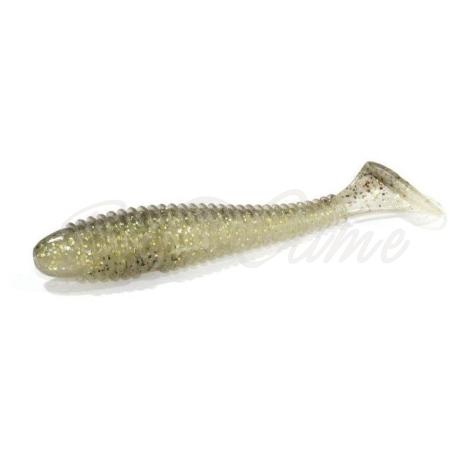 Виброхвост KEITECH Swing Impact FAT 4,3" (6 шт.) цв. #417 Gold Flash Minnow фото 1