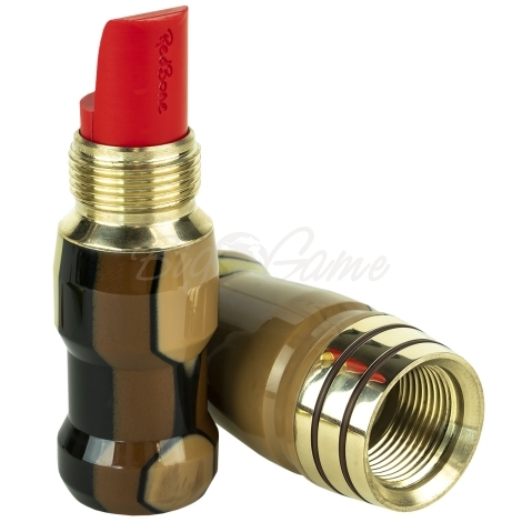 Манок на белолобого гуся D.E.D CUSTOM CALLS Зов вдовы Call of widow Short barrel (делрин) цв. Камуфляж 1 фото 4