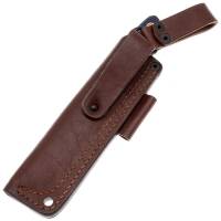 Нож ЮЖНЫЙ КРЕСТ Fang L Сталь Elmax рукоять Микарта синяя/насечка превью 4