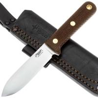 Нож ЮЖНЫЙ КРЕСТ Кефарт mini конвекс Сталь VG10 рукоять Микарта койот/насечка превью 4