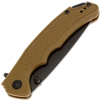 Нож складной полуавтоматический ARTISAN CUTLERY Tradition V2 сталь AR-RPM9 рукоять стеклотекстолит G10 цв. Коричневый превью 3