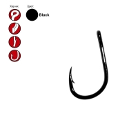 Крючок карповый GAMAKATSU G-CARP SPECIALIST (10 шт.) № 1/0 black