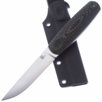 Нож OWL KNIFE North-S сталь M390 рукоять G10 черно-оли превью 3