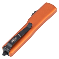 Нож автоматический MICROTECH UTX-70 S/E черный 204P рукоять оранжевый алюминй превью 2