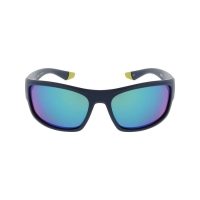 Очки солнцезащитные INVU Спортивные IA22604B с чехлом 20063 цв. матовый синий с желтым цв. ст. зеленый с зеленым зеркальным превью 2
