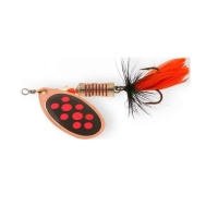 Блесна вращающаяся NORSTREAM Aero Fly № 1 3,5 г цв. black killer copper red dots