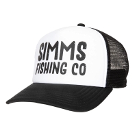 Кепка SIMMS Small Fit Throwback Trucker цвет Черно-белый