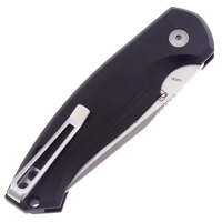 Нож складной полуавтоматический BOKER Karakurt сталь 154СМ рукоять Алюминий цв. Черный превью 2