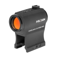 Прицел Коллиматорный HOLOSUN HS403B Micro точка 2MOA 12 подсветок на Weaver/Picatinny + кронштейн