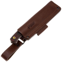 Нож ЮЖНЫЙ КРЕСТ Fang L Сталь Elmax рукоять Микарта красно-черная/насечка превью 3