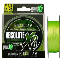 Плетенка NORSTREAM Absolute Game 8x #1,5 цв. fluo light green