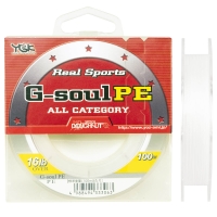 Плетенка YGK Real Sports G-Soul РЕ 100 м цв. Белый # 0,8