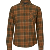Рубашка SEELAND Skye Flannel Shirt Women цвет Grizzly Brown / Terracotta Check