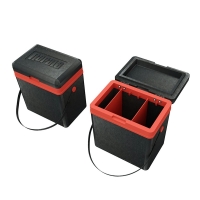 Ящик рыболовный RAPALA Ice Box c 2 разделителями цвет черный