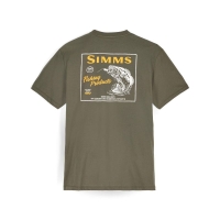 Футболка SIMMS Locals Bass Shop T-Shirt цвет Loden превью 2