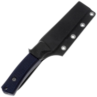 Нож с фиксированным клинком OWL KNIFE Barn сталь JM390 рукоять стеклотекстолит G10 цв. Синий превью 4