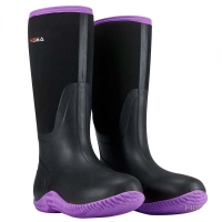 Сапоги HISEA WS AquaX Rain Boots цвет black / purple превью 3