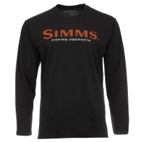Лонгслив SIMMS Logo LS Shirt цвет Black