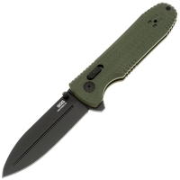 Нож складной полуавтоматический SOG Pentagon Mk3-OD сталь CTS-XHP рукоять Стеклотекстолит G10 цв. Зеленый