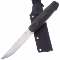 Нож OWL KNIFE North Грибок сталь N690 рукоять G10 черно-оливк превью 3