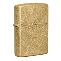 Зажигалка ZIPPO Classic с покрытием Tumbled Brass