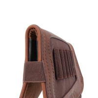 Патронташ на приклад ALLEN New Castle Leather Buttstock Cartridge Carrier цвет Brown превью 4