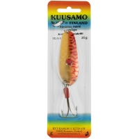 Блесна колеблющаяся KUUSAMO Rasanen 70/20 (бусинка, незацепляйка) код цв. FYe/FR-C превью 3