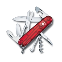 Нож VICTORINOX Climber Zurich 91мм 14 функций цв. красный полупрозрачный/рисунок