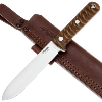 Нож ЮЖНЫЙ КРЕСТ Кефарт L конвекс Сталь Elmax рукоять Микарта койот/насечка превью 4