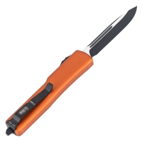 Нож автоматический MICROTECH UTX-70 S/E черный 204P рукоять оранжевый алюминй превью 4