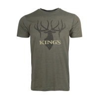 Футболка KING'S Classic Logo Tee цвет Heather Military Green