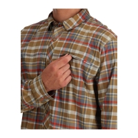 Рубашка SIMMS Bugstopper LS Shirt цвет Chestnut Multi Plaid превью 2