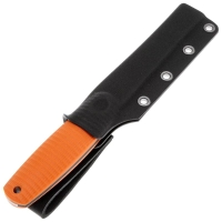 Нож с фиксированным клинком OWL KNIFE Barn сталь Elmax рукоять стеклотекстолит G10 цв. Оранжевый превью 4