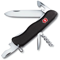 Нож VICTORINOX Picknicker 111мм 11 функций цв. черный