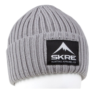 Шапка SKRE Cuffed Fleece Beanie цвет серый