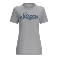 Футболка SIMMS Women's Crew Logo T-Shirt цвет Cinder Heather