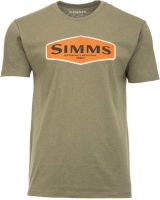 Футболка SIMMS Logo Frame T-Shirt цвет Military Heather