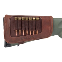 Патронташ на приклад ALLEN New Castle Leather Buttstock Cartridge Carrier цвет Brown превью 2