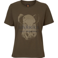 Футболка HARKILA Wildboar S/S T-Shirt Women цвет Willow green