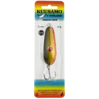 Блесна колеблющаяся KUUSAMO Rasanen 70/20 (бусинка) код цв. Tapas Olive, BL/G/O-B, UV  превью 2