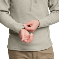 Толстовка SITKA Snowcrest Half-Zip Fleece Pullover цвет Oak Heather превью 3