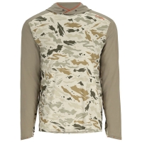 Термокофта SIMMS Bugstopper Solarflex Hoody цвет Ghost Camo Stone / Stone