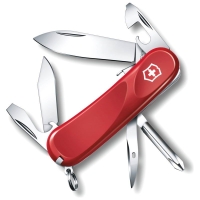 Нож VICTORINOX Evolution S14 85мм 14 функций цв. красный превью 1